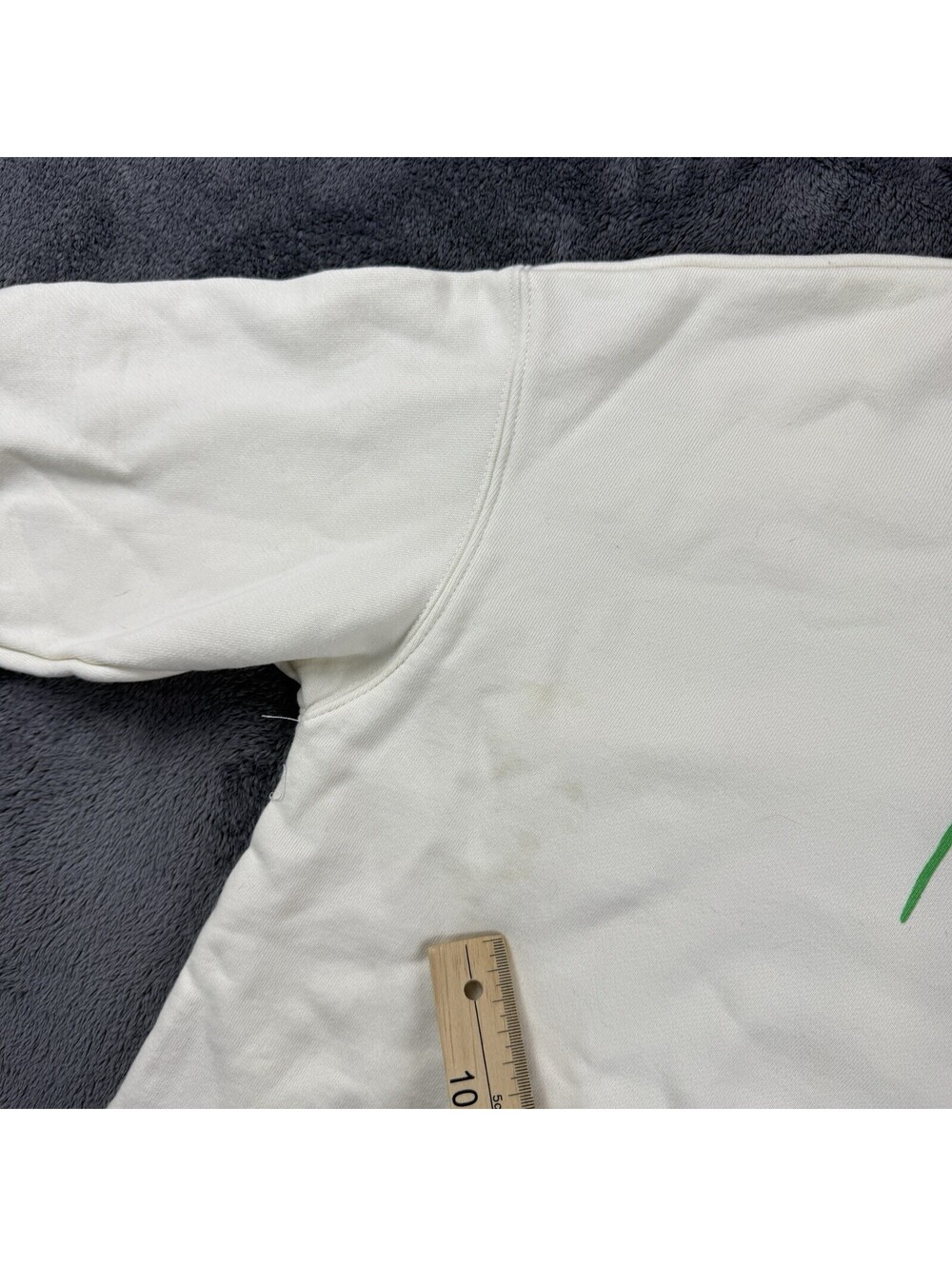 Palm Angels Spray Heart Sweatshirt Off White MenXL Hype Logo Designer Streetwear - Picture 6 of 9